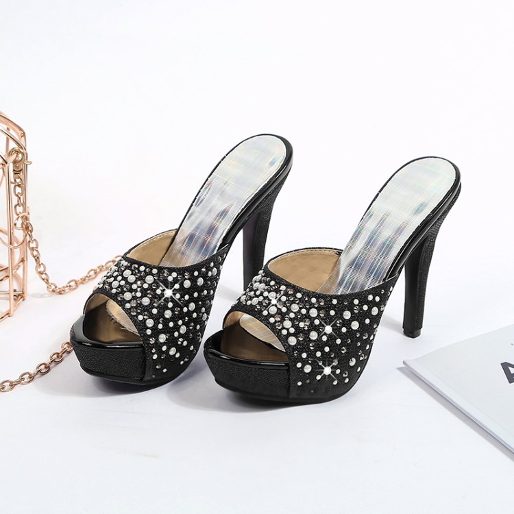 High Heel Sport Sandals with PU Upper and Open Toe - Image 2