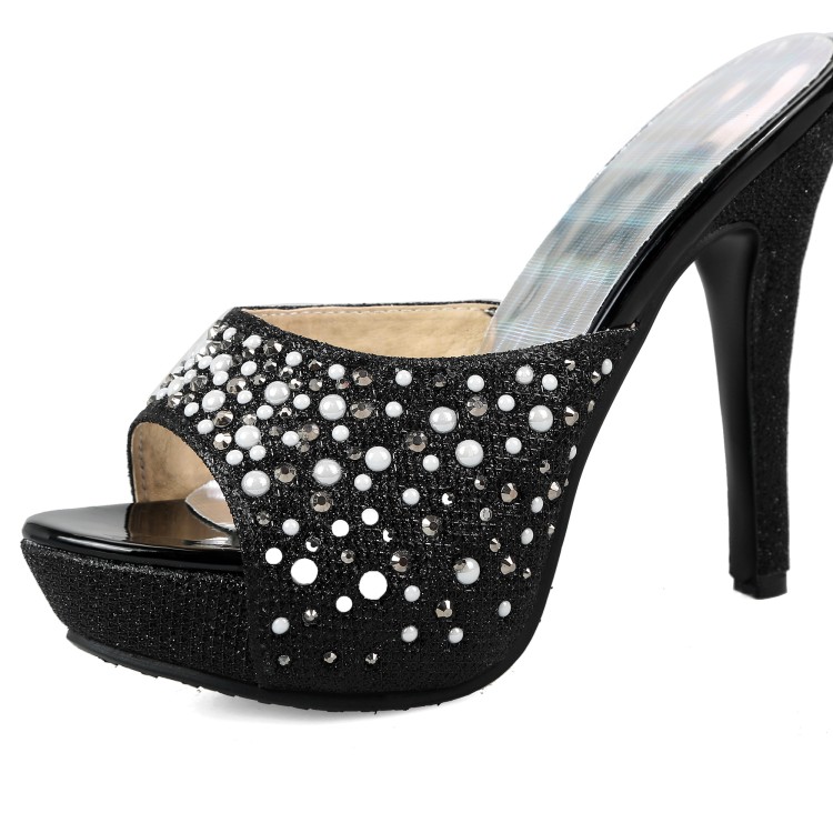 High Heel Sport Sandals with PU Upper and Open Toe - Image 4